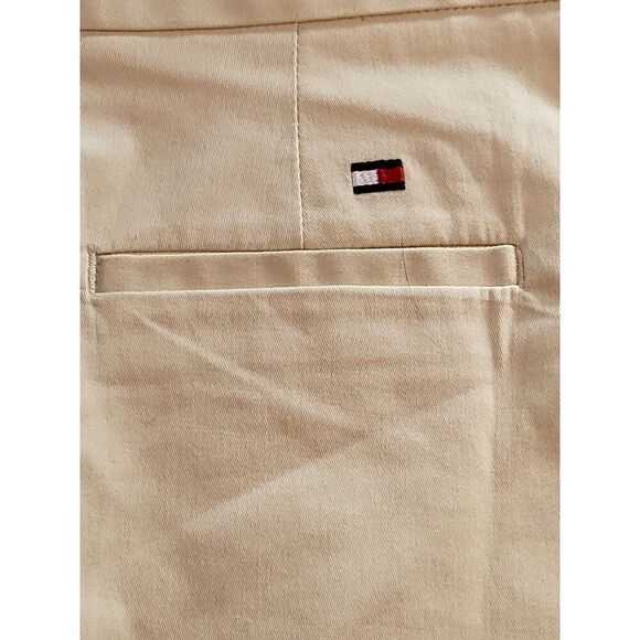 Tommy Hilfiger Golf Midi Skirt Women Sz 10 Khaki Pockets Boho - Picture 8 of 8